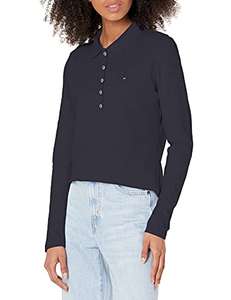 Tommy Hilfiger Women's Long Sleeve Polo Shirt Blue L and Red L