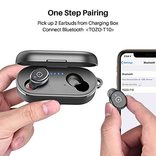 TOZO T10 Bluetooth 5.3 Earbuds True Wireless Stereo Earphones Headphones £22.09 Dispatches from Amazon Sold by Kingen EU