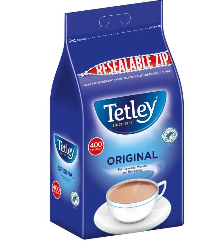Tetley Tea Bags 400 pack £3 @ Tesco extra Southampton