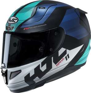 HJC RPHA-11 - Naxos Blue Medium Motorcycle Helmet £169.99 - Free Delivery & Free light smoke visor with pinlock @ Helmet City