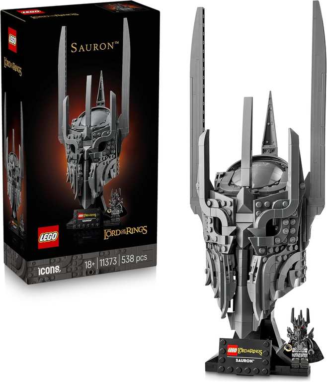 LEGO Icons 11373 The Lord of the Rings: Sauron's Helmet W/Code - Free Click & Collect