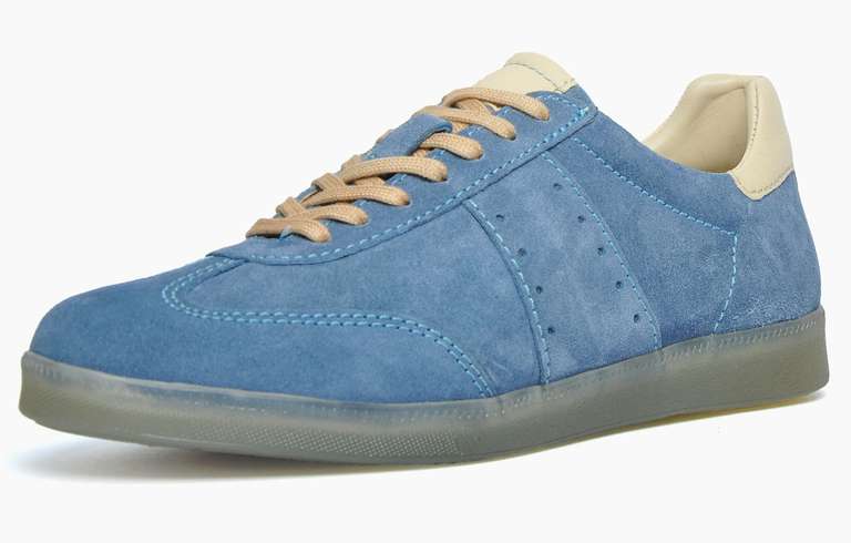 Men's Cafe Moda Blaker Suede Shoes in Grey or Blue £15.97 with code + free delivery