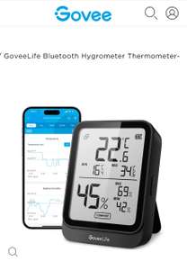 GoveeLife Bluetooth Hygrometer Thermometer W/Newsletter Sign Up
