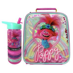 Trolls Glitter Lunch Bag and Bottle - 500ml £4.62 + Free Click & Collect @ Argos