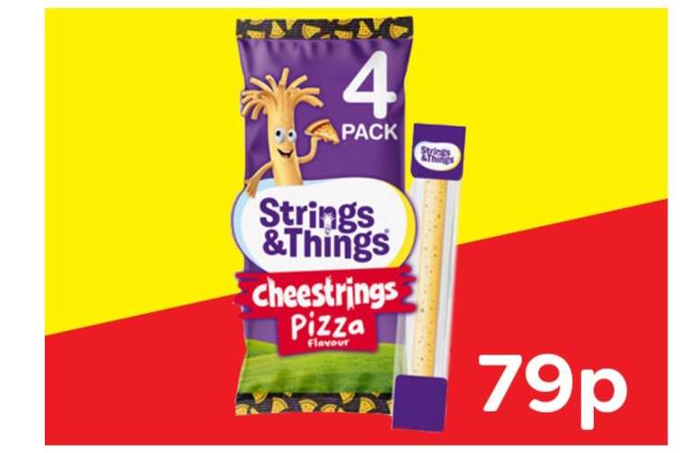 Strings & Things Cheestrings Pizza Flavour 80g