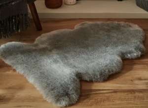 Luxury Faux Fur Pelt Rug £4.50 (+£3.95 Delivery) @ Dunelm