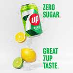 7UP Zero Lemon & Lime Cans 24 x 330ml - £6.08 / £5.74 S&S