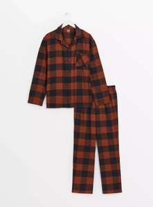 Mens Brown Buffalo Check Pyjamas - Free Click & Collect