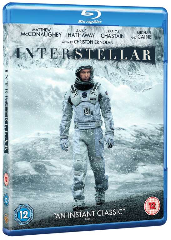 Used: Interstellar Blu Ray with code