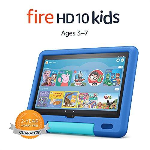 Amazon Fire HD 10 Kids tablet | for ages 3–7 | 10.1", 1080p Full HD, 32 GB (Prime Exclusive) £119.99 @ Amazon