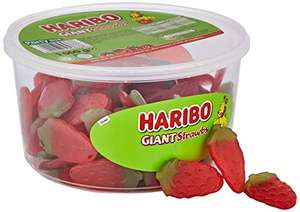 HARIBO Giant Strawberry Bulk Sweets, 1 kg - £5 / £4.75 Subscribe & Save @ Amazon
