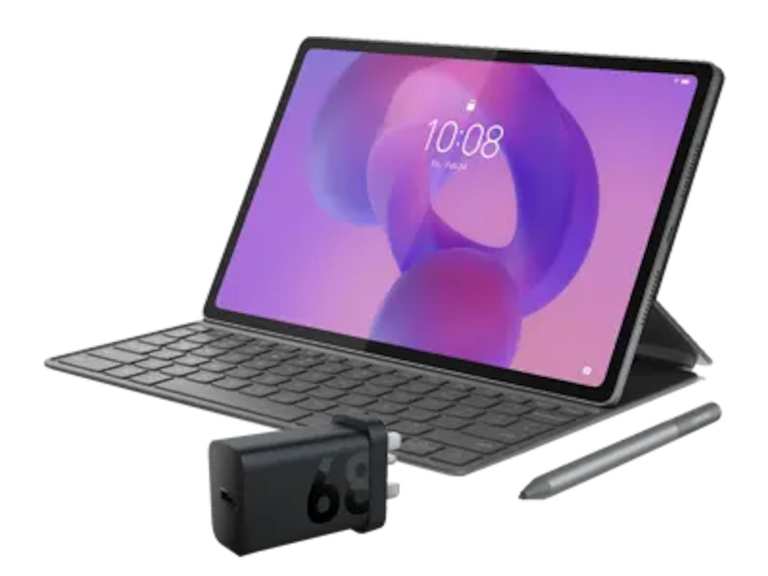 Lenovo Idea Tab Plus 12.1" Bundle (Pen + Folio Keyboard + 65W Charger) with code