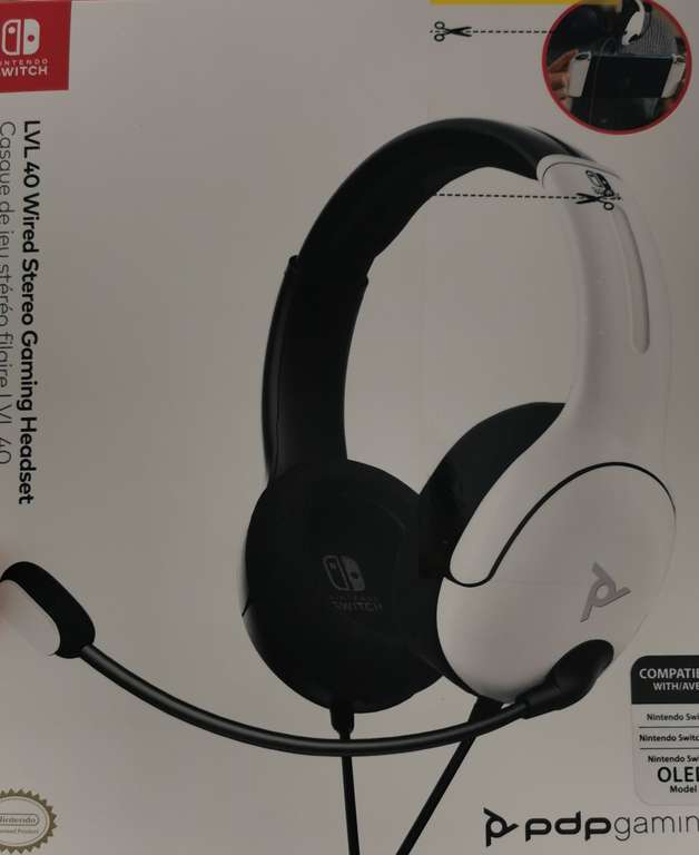 PDPgaming LVL40 Nintendo Switch Wired Stereo Gaming Headset £7 @ George Asda Eastgate