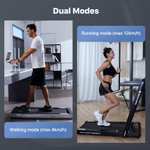Mobvoi Home Treadmill Pro, Foldable Treadmill, Compatible with Smartwatch, Virtual Training Trails, Running & Walking Modes, Remote Control