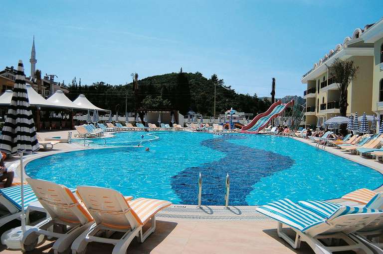 11 night Holiday - 4 star Club Candan Hotel in Marmaris Turkey for 2 people with London flights, bags & transfers from £382 p.p