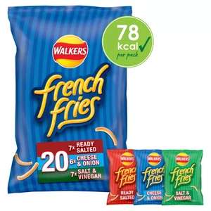 Walkers French Fries Assorted Multipack 20pk - In Store Ferring