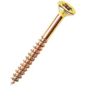 Goldscrew Plus PZ Double-Countersunk Multipurpose Screws 4 X 30mm 200 Pack - £3.35 + Free click and collect @ Screwfix