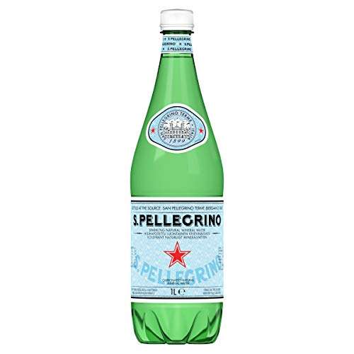 San Pellegrino Sparkling Natural Mineral Water 6x1L £5.50/£5.23 Subscribe & Save + 15% Voucher on 1st Order @ Amazon