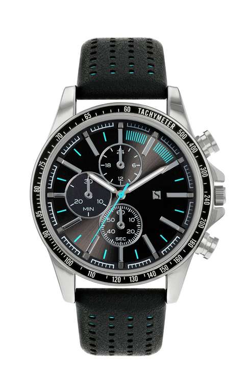 2 Watches for £20 - Spirit Men's Black Silicone Strap Watch + Spirit Men's Gold Colour Bracelet Watch + Free Click & Collect - @ Argos