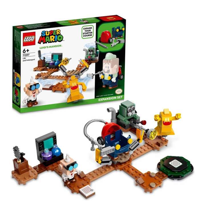 LEGO Super Mario Luigi's Mansion Lab & Poltergust Set 71397 £16.50 Free Click & Collect @ Argos