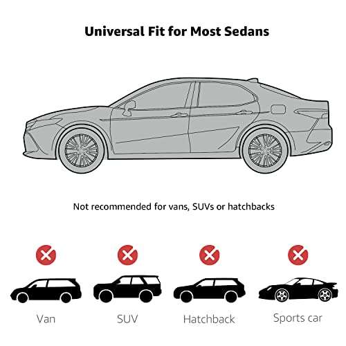 Amazon Basics Silver Weatherproof Car Cover - 150D Oxford, Sedans up to 530 cm £21.06 @ Amazon
