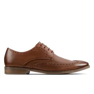 Stanford Limit Tan Leather - @ Clarks Outlet Mens 6.5 size only - £22.55 Only delivered with Code @ Clarks Outlet