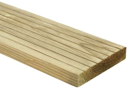 Wickes Natural Pine Deck Board - 25 x 120 x 1800mm - Free Click & Collect