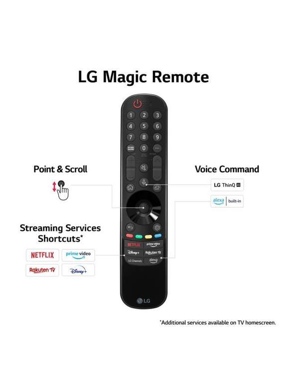 LG 43QNED756RA (2023) 43 inch QNED HDR 4K Ultra HD Smart TV Freeview Play/Freesat HD