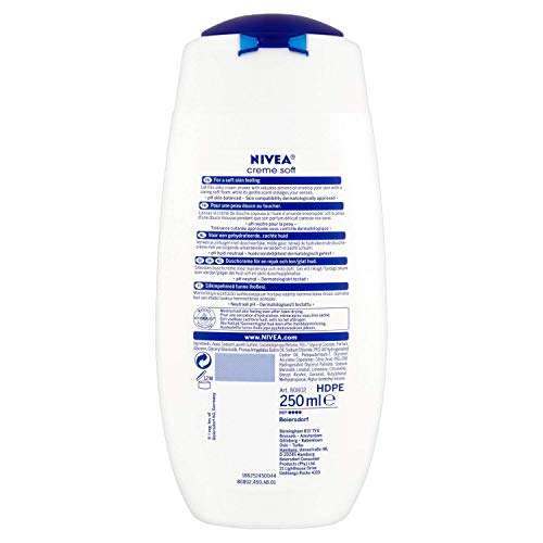 Nivea Crème Soft Shower Cream 250ml - Pack of 6
