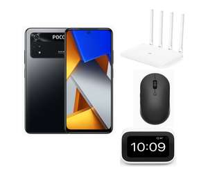 POCO M4 Pro 8/256GB + Mi Smart Clock - £174 / with Mi Router 4A Gigabit Edition + MI Wireless Mouse - £184.98 with code via App @ Xiaomi UK