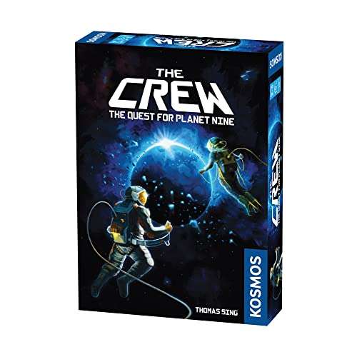 Thames & Kosmos - The Crew: The Quest For Planet Nine - Mission, Cooperative, Trick-Taking Card Game for 3-5 Players - With Voucher