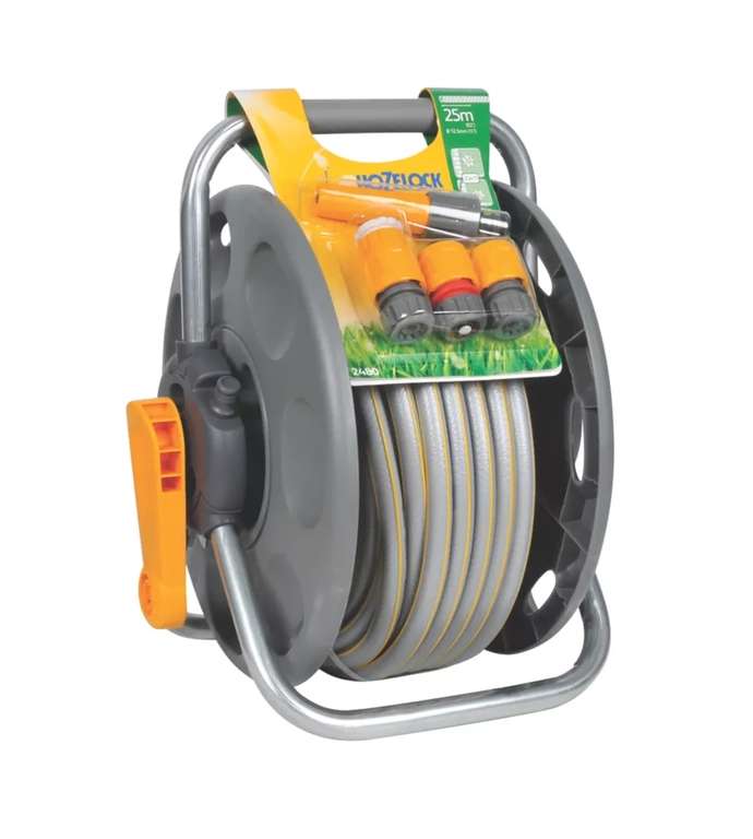 Hozelock 2-In-1 Reel With Hose 25M £39.99 Free Click And Collect at Screwfix