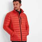 Drax Mens Funnel Down Jacket - Fire Red