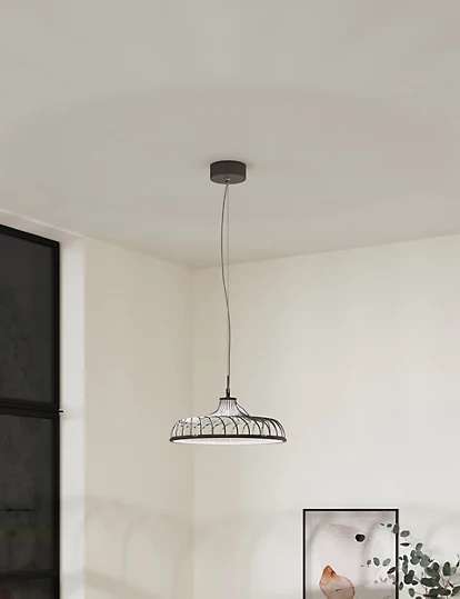 Spiral LED Pendant Ceiling Light (Black) - £30 (Free Click & Collect) @ Marks & Spencer