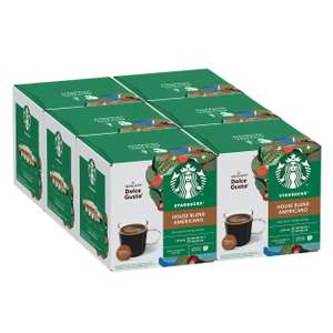 STARBUCKS Americano House Blend Medium Roast Coffee Pods by NESCAFÉ Dolce Gusto - 72 Capsules (6 packs) (£18.38 S&S at checkout)