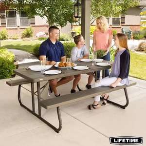 Lifetime 6ft (1.82m) Classic Folding Picnic Table - Model 60112 £139.99 (Members Only) @ Costco