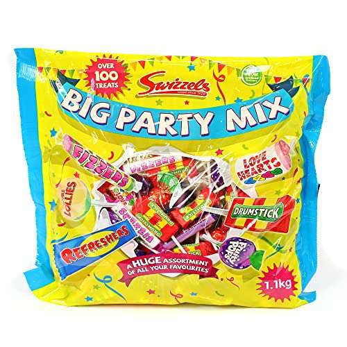Swizzels Big Party Mix Bag, 1.1 kg (Pack of 1)