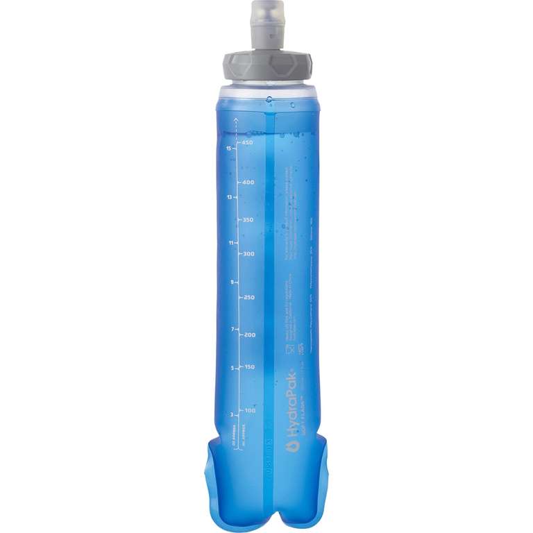 Salomon Soft Flask 500ml/17oz 42 Unisex Hydration, Easy to Use, Comfort, and High-flow Valve, Blue
