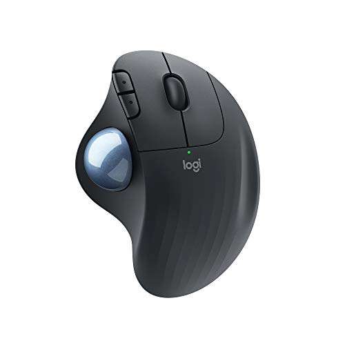Logitech ERGO M575 Wireless Trackball Mouse - Easy thumb control, precision and smooth tracking, ergonomic comfort design