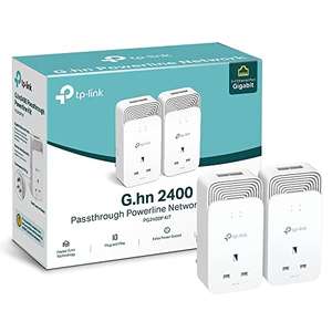 TP-Link G.hn2400 Passthrough Powerline adapter Kit Range Extender/Wi-Fi Booster £79.99 @ Amazon
