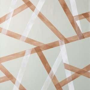 Geometric Lines metallic wallpaper instore Newport / Cardiff