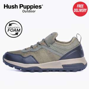 Men's Hush Puppies Marlen Memory Foam Shoes with code + free delivery