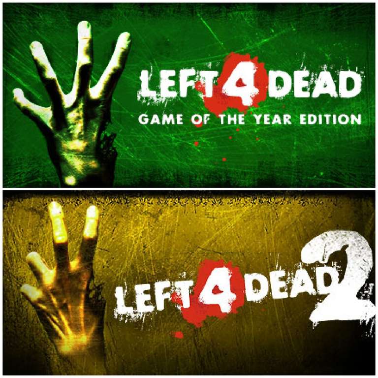 [Steam] Left 4 Dead GOTY / Left 4 Dead 2 - £1.43 each / Left 4 Dead Bundle (1 & 2) - £2.14 @ Steam Store