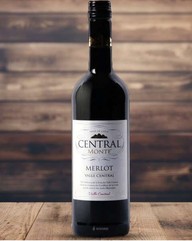 Central Monte Merlot Valle Central Red Wine Of Chile 75cl - (£25 Min Order Applies)
