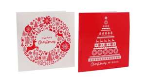 T. Christmas Cards Red Cards 16pk