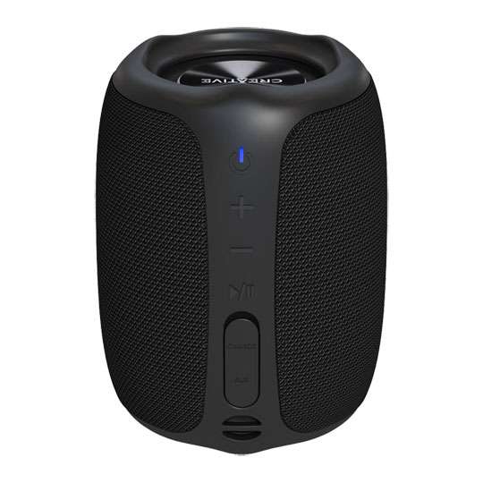Creative MUVO Play Portable Waterproof Bluetooth Speaker with Google/Siri Assistant Black