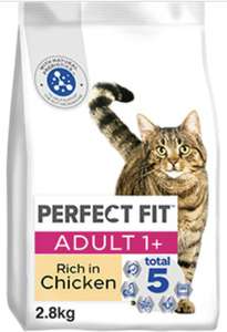 Perfect Fit Advanced Nutrition Dry Adult Cat Food Chicken 2.8kg