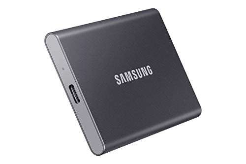 Samsung T7 Portable SSD - 1 TB - USB 3.2 Gen.2 External SSD Titanium Grey (MU-PC1T0T/WW) - £76.99 @ Amazon