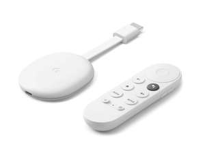 Chromecast with Google TV HD £24.99 (£22.49 w/ app signup code) / Chromecast 4k £39.99 (£35.99 w/ code) - free c+c