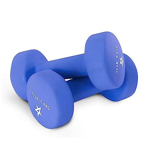 Yes4All Hexagon Neoprene Coated Dumbbell weights - Dumbbell Pair With Multiple Weight Options £20.90 @ Amazon (Prime Exclusive Deal)